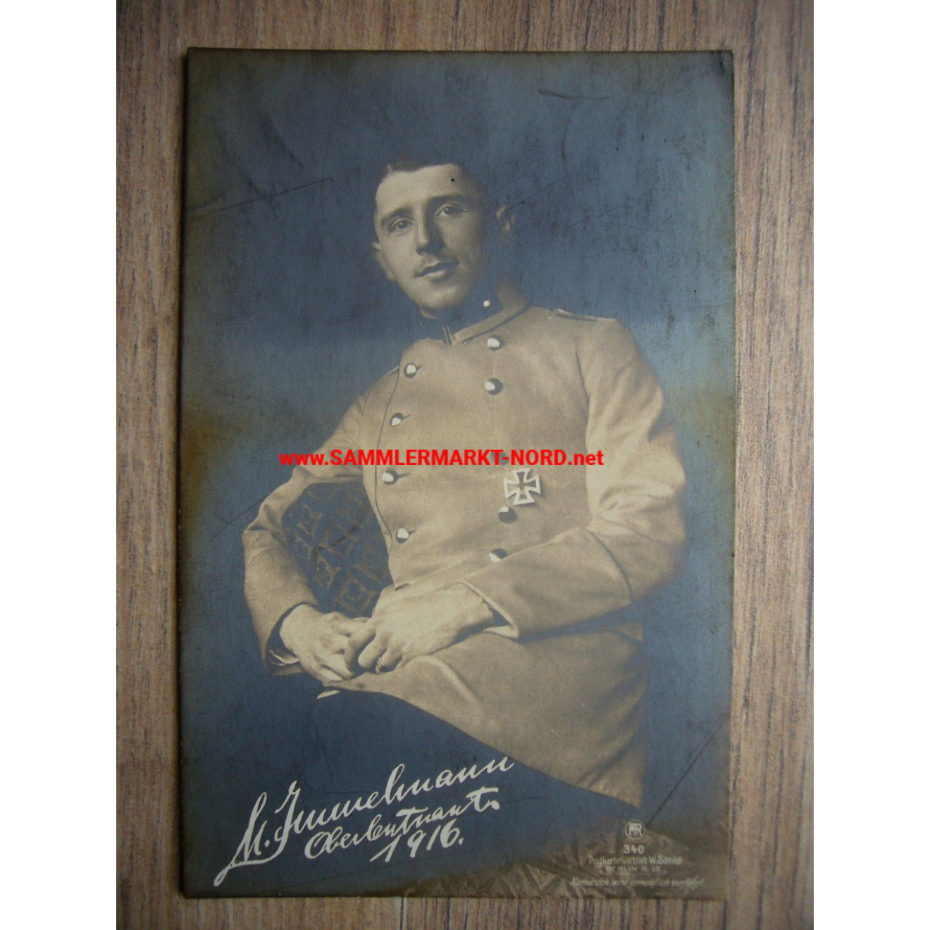Oberleutnant MAX IMMELMANN (Pour le Merite) - Sanke Postkarte