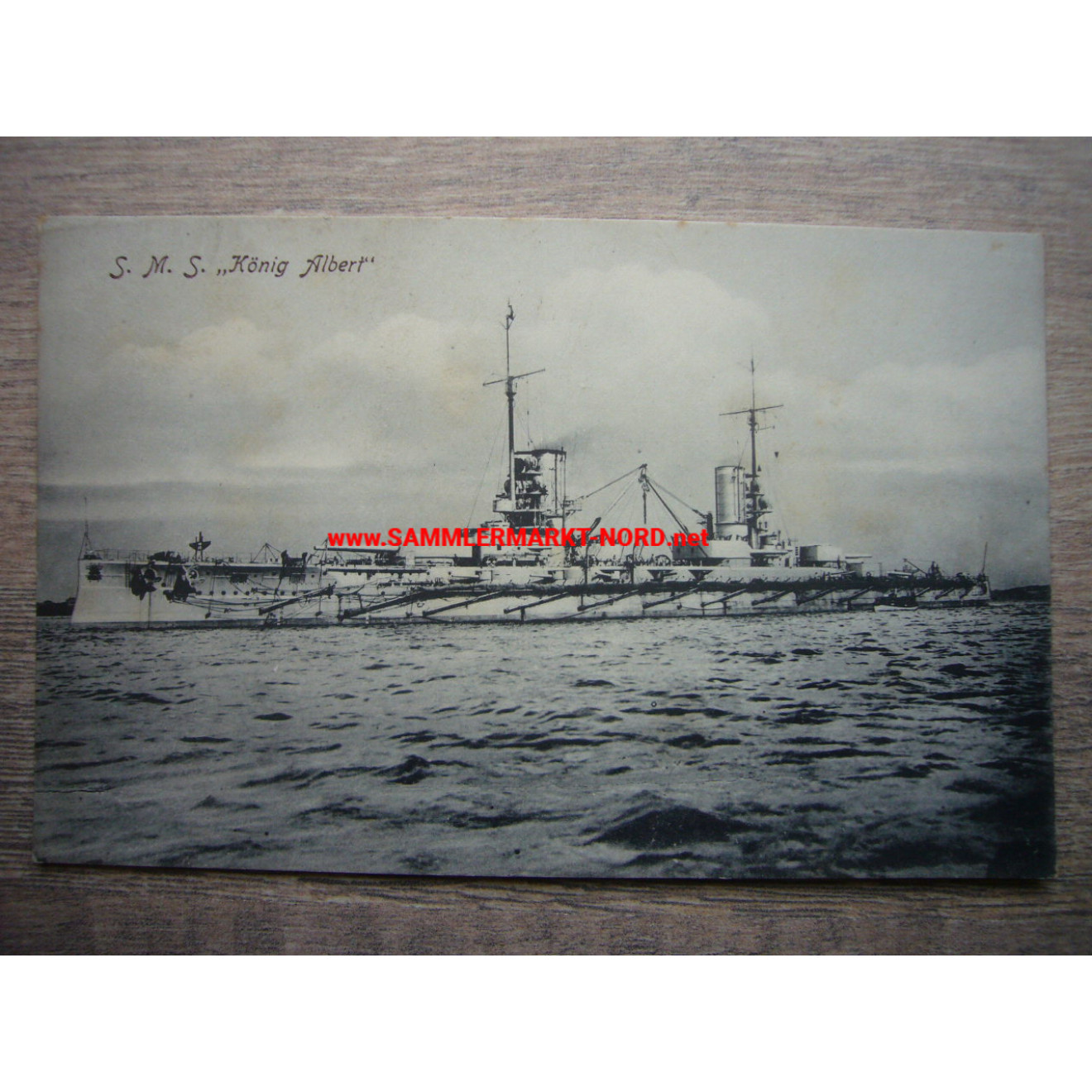 Imperial Navy - S.M.S. King Albert - postcard