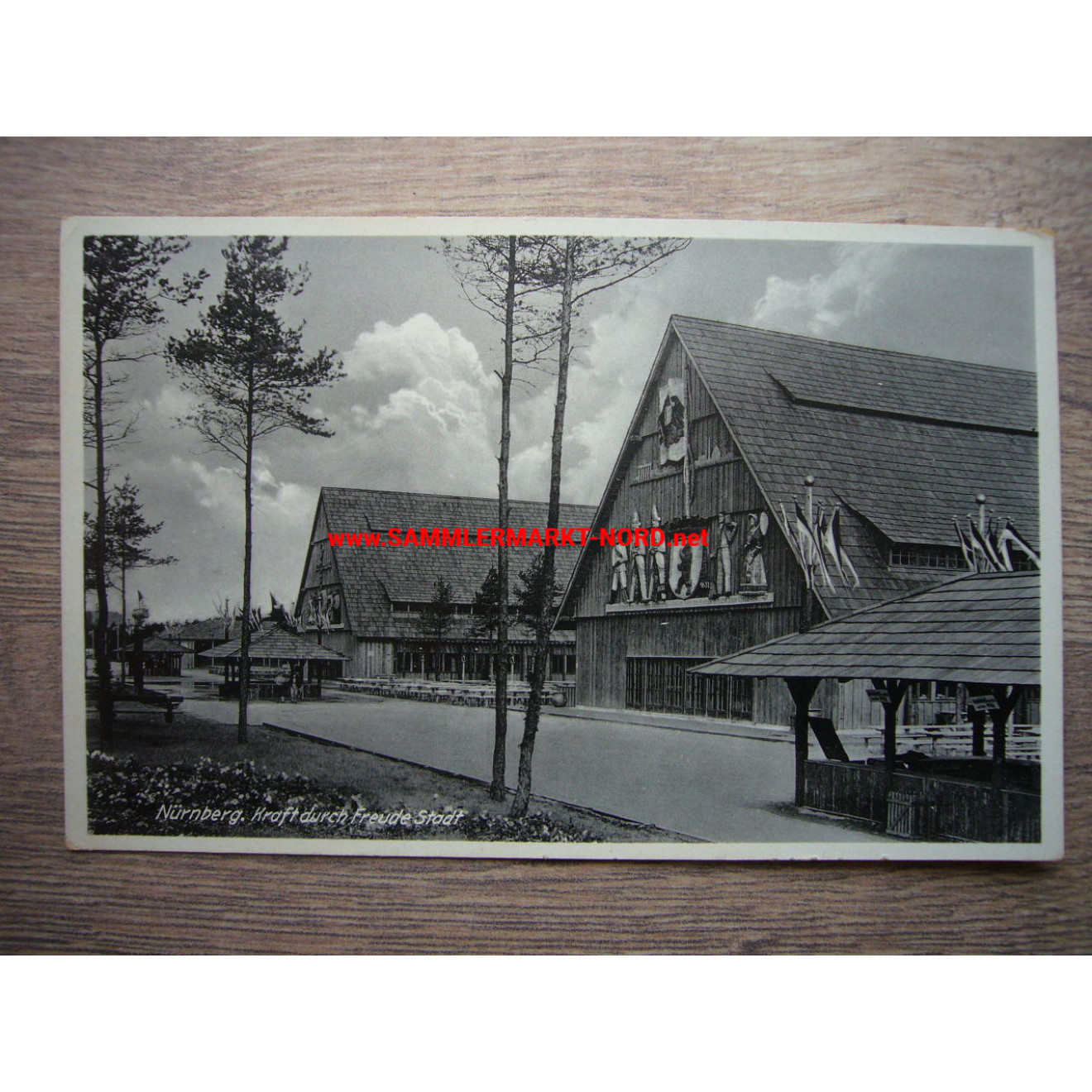 Nürnberg - Kraft durch Freude Stadt 1938 - Postkarte