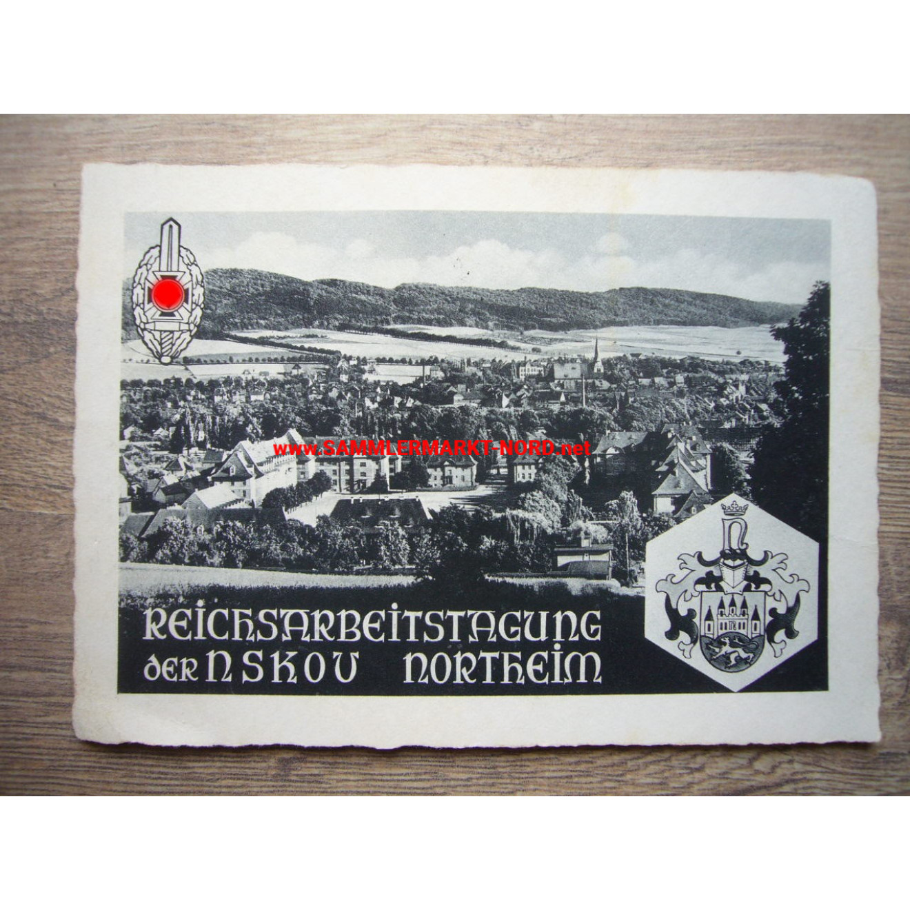Reich labor conference of the NSKOV in Northeim - postcard