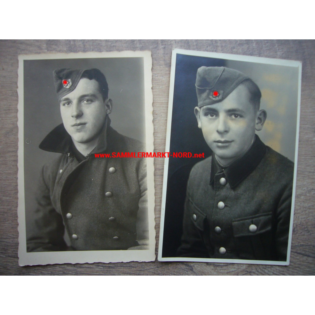 2 x Portrait Foto RAD Reichsarbeitsdienst