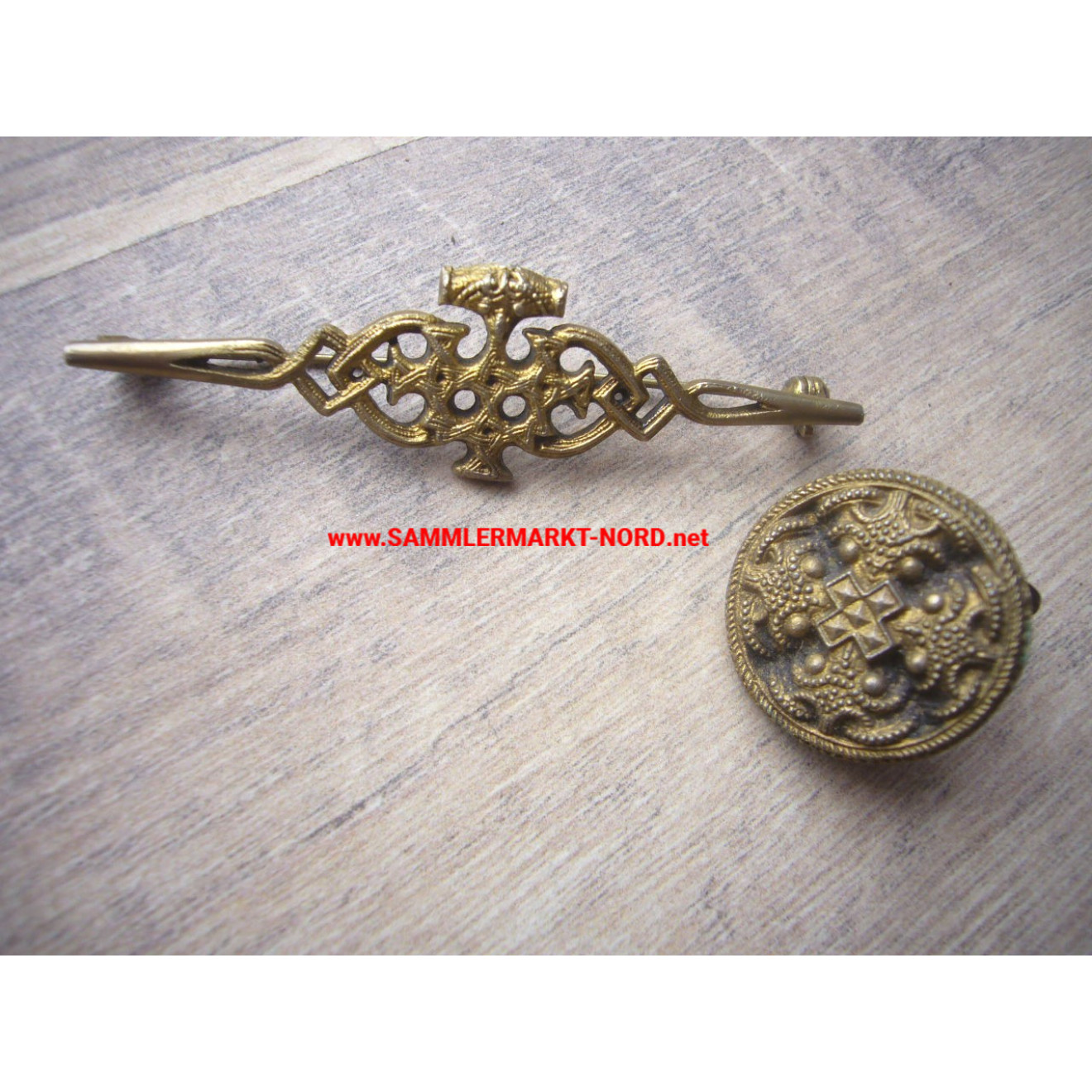 Hiddensee Viking jewellery - clasp & cufflink