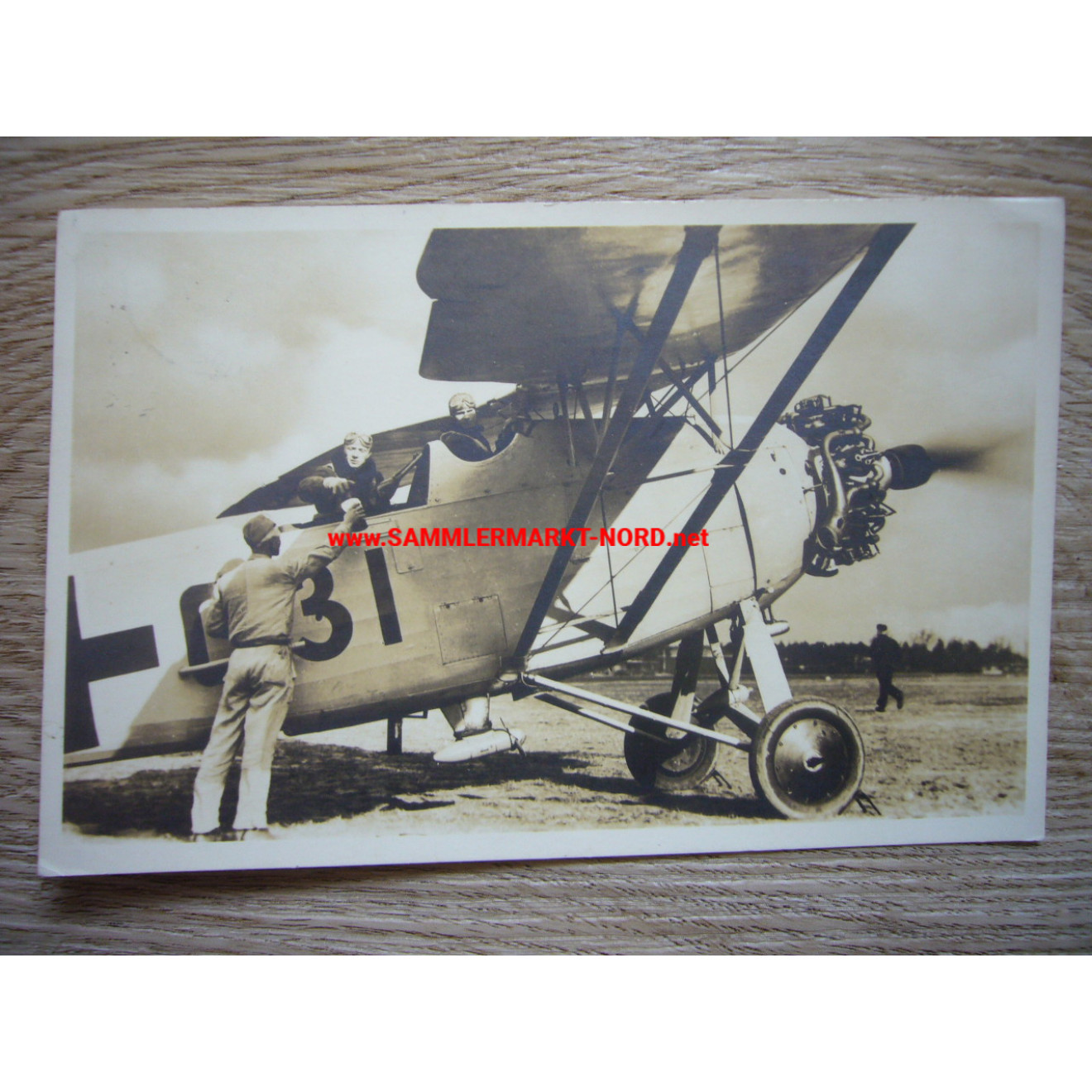 Luftwaffe postcard - Heinkel reconnaissance aircraft