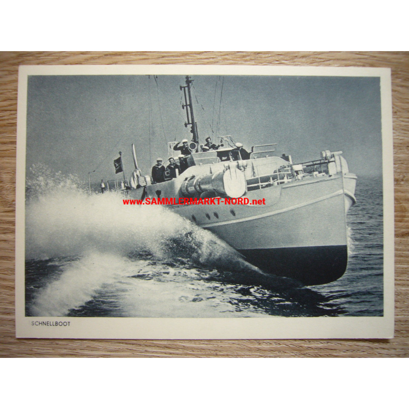 Kriegsmarine postcard - Speedboat