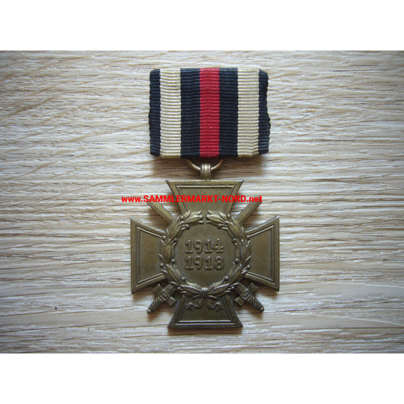 Ehrenkreuz für Frontkämpfer 1914 - 18 (N. & H.) an Einzelspange