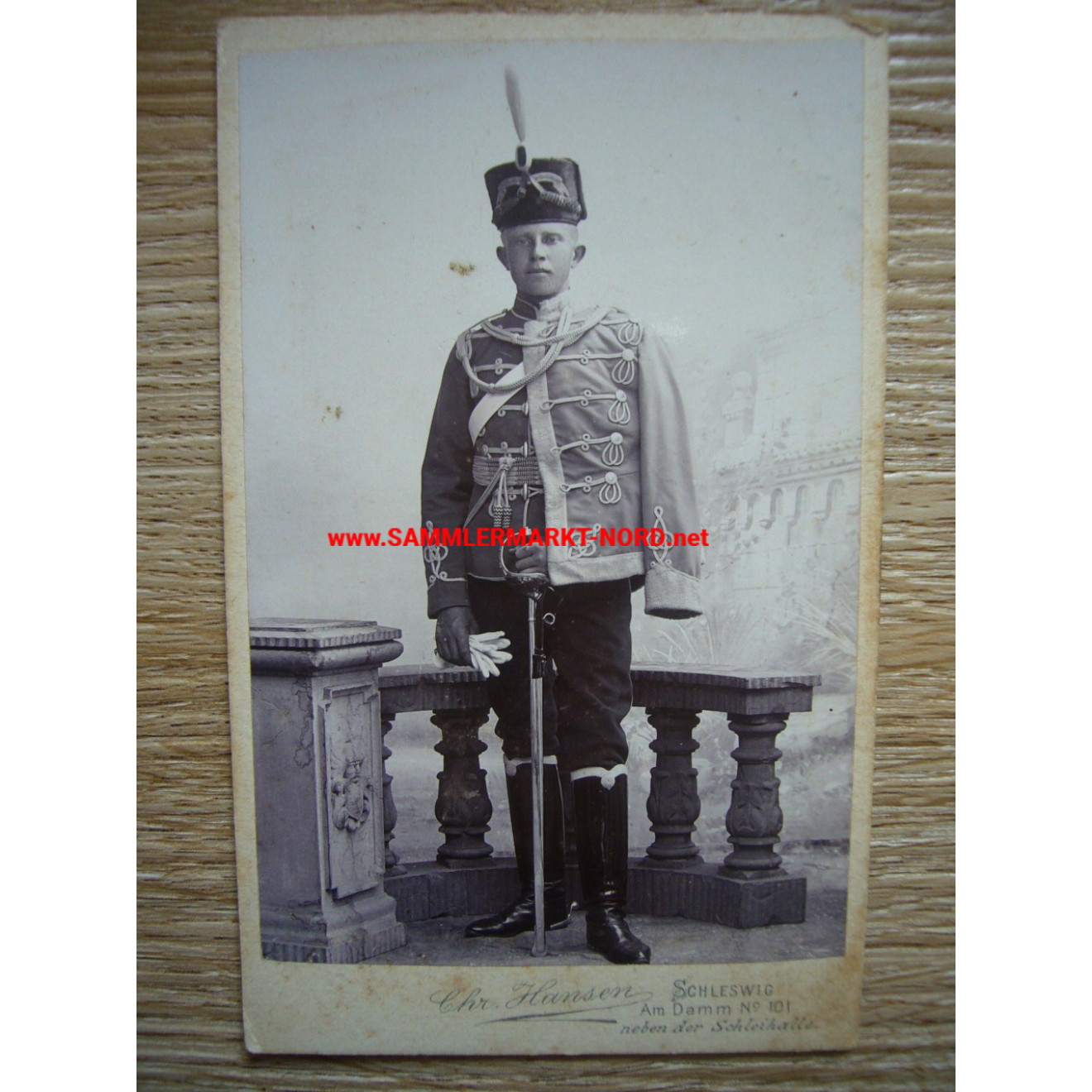 Cabinet photo - Hussar Regiment ‘Emperor Franz Josef of Austria, King of Hungary’ (Schleswig-Holstein) No. 16