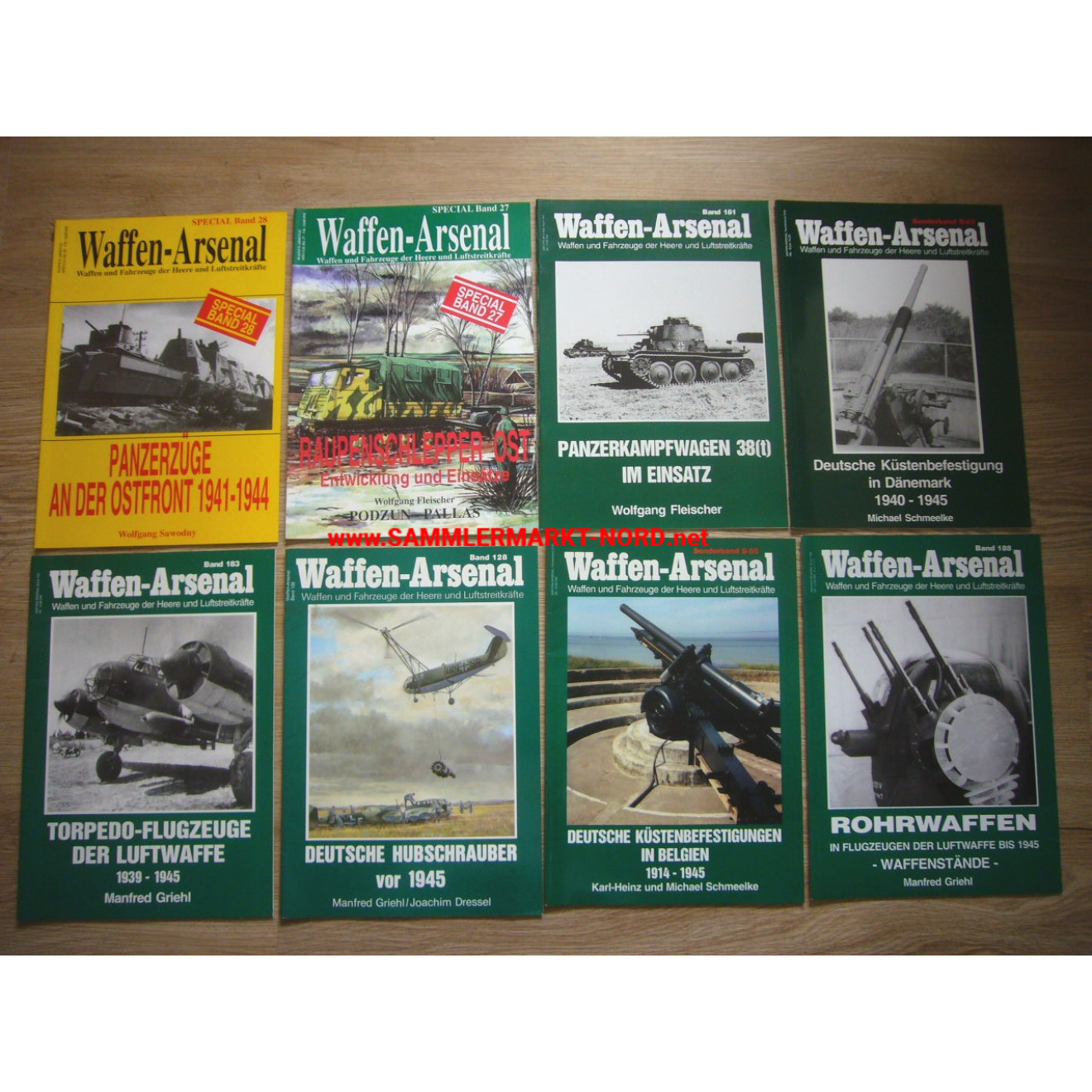 8 x Waffen-Arsenal magazines - also special issues