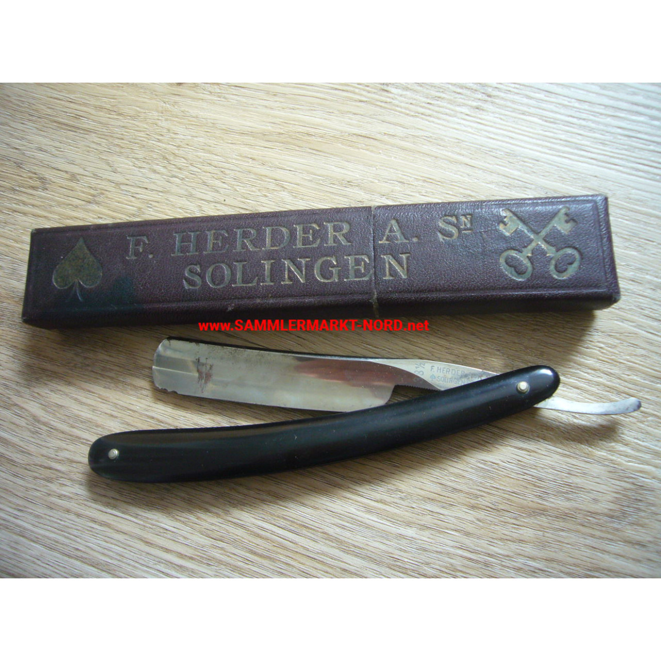 Wehrmacht Marketender - Rasiermesser mit Schachtel - persönliche Ausrüstung