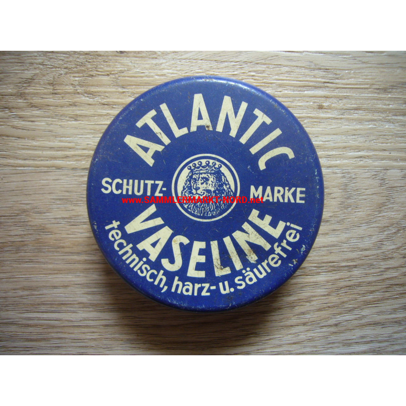 Wehrmacht - Marketender - Atlantic Vaseline - Blechdose