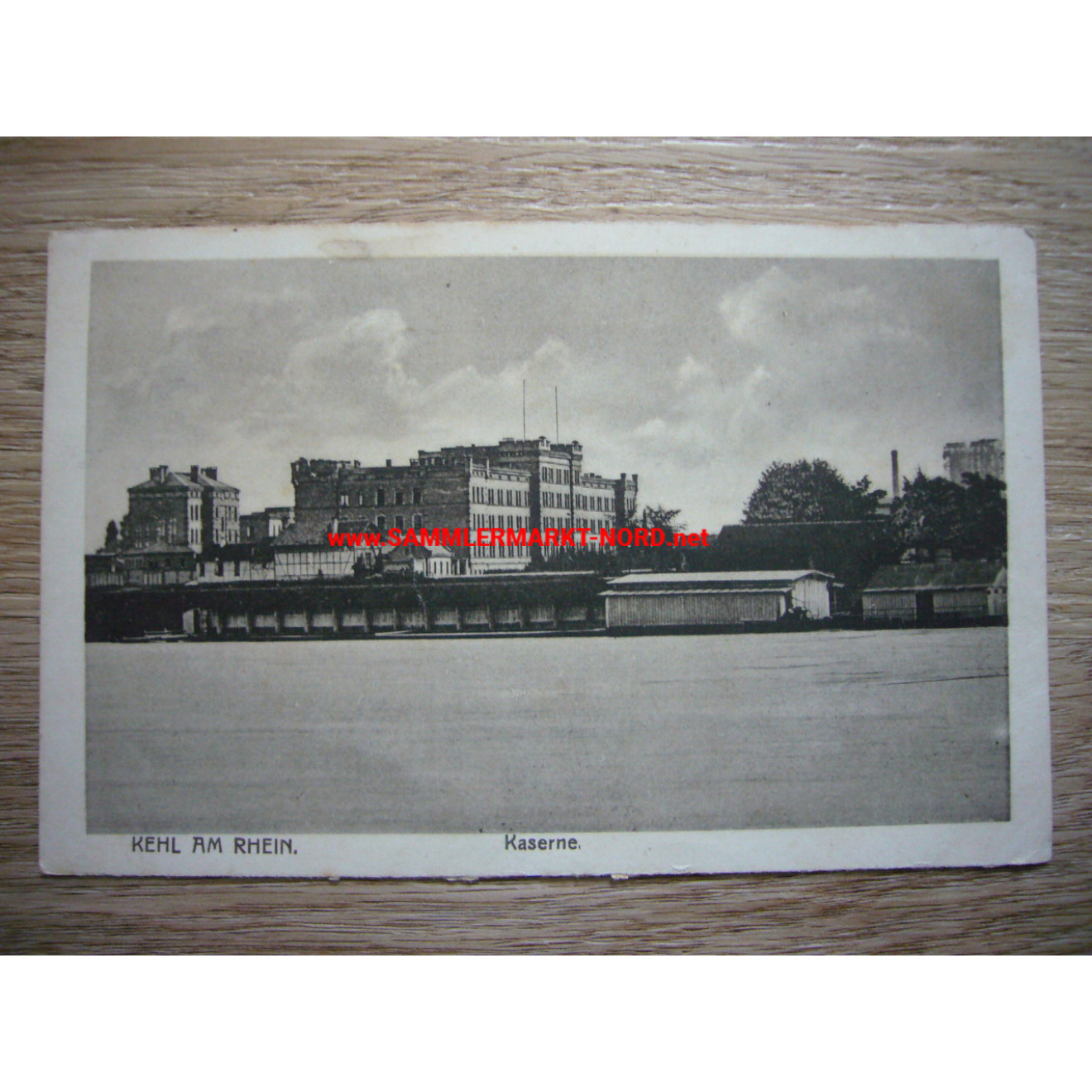 Kehl am Rhein - Ansicht der Kaserne - Postkarte
