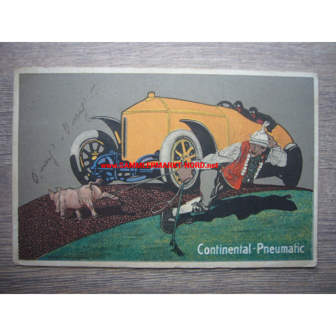 Company Continental Pneumatic, Hannover - Advertising postcard