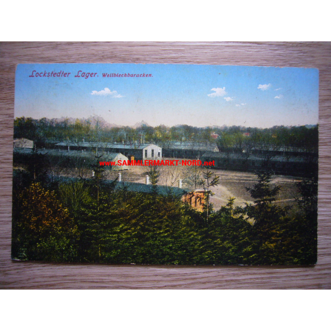 Lockstedter Lager - Wellblechbaracken - Postkarte