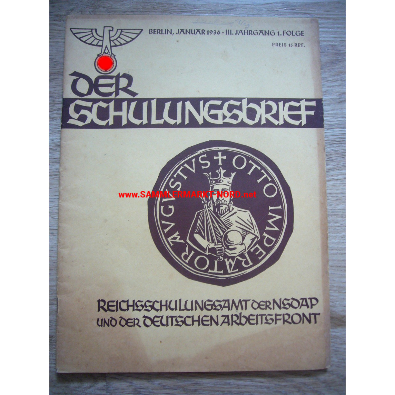 Der Schulungsbrief (NSDAP) - 1nd volume, 3rd year