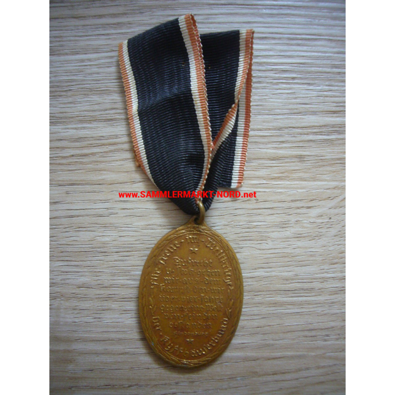 Kriegsdenkmünze - Kyffhäuser Medaille - Blank die Wehr-rein die Ehr 1914-1918