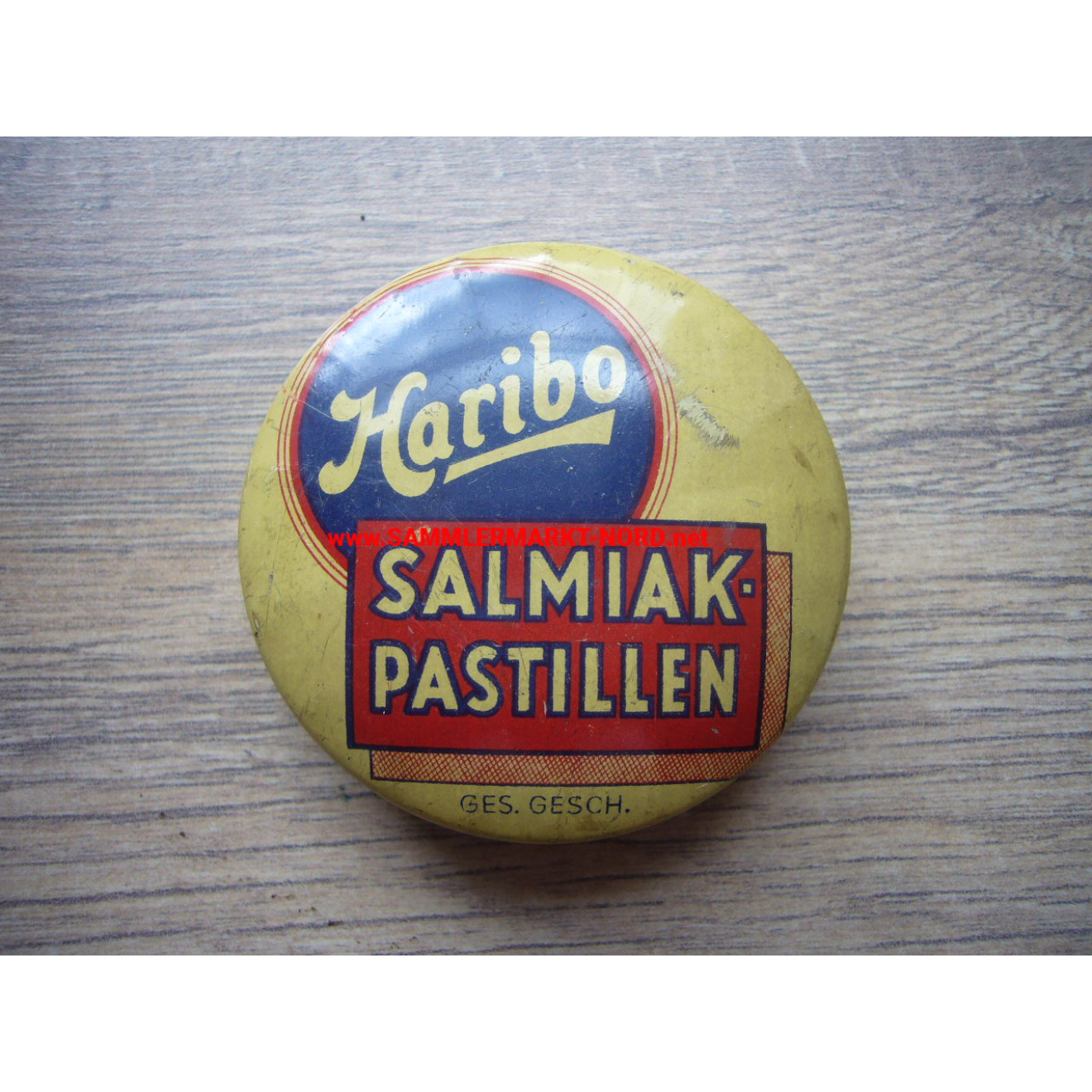 Wehrmacht - sutlers - Haribo - Salmiak pastilles - Tin can