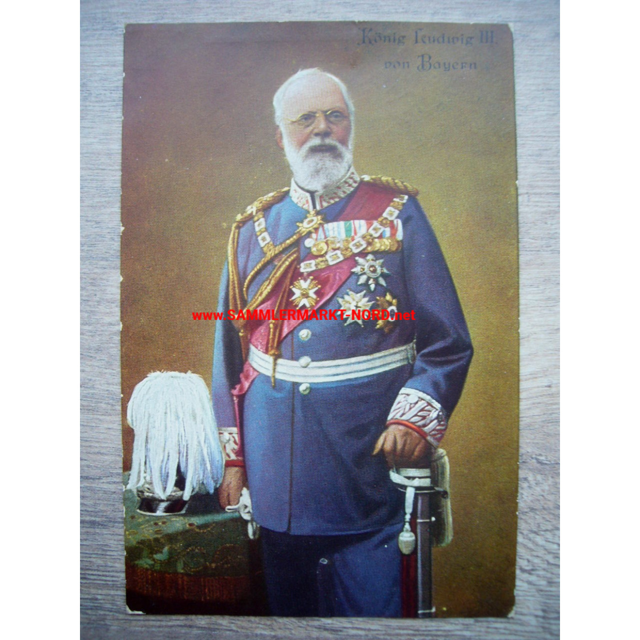 King Ludwig III of Bavaria - postcard 1915