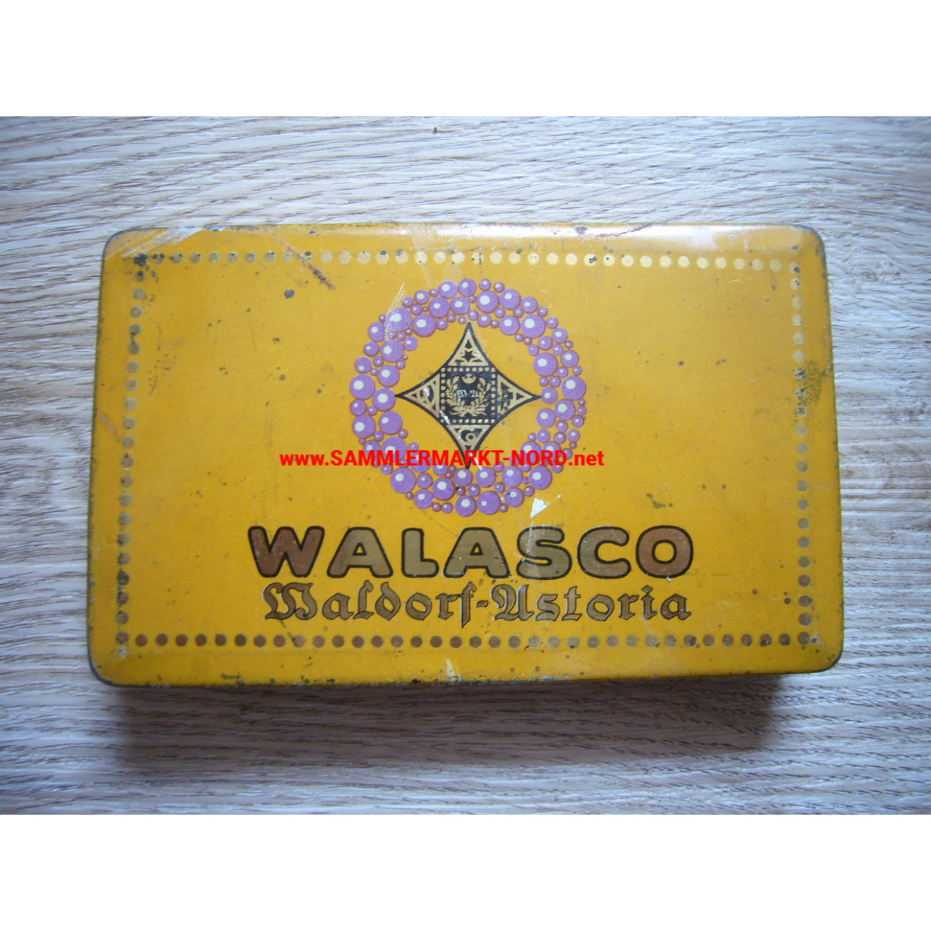 Wehrmacht Marketender - Walasco - Waldorf-Astoria - Zigarettendose