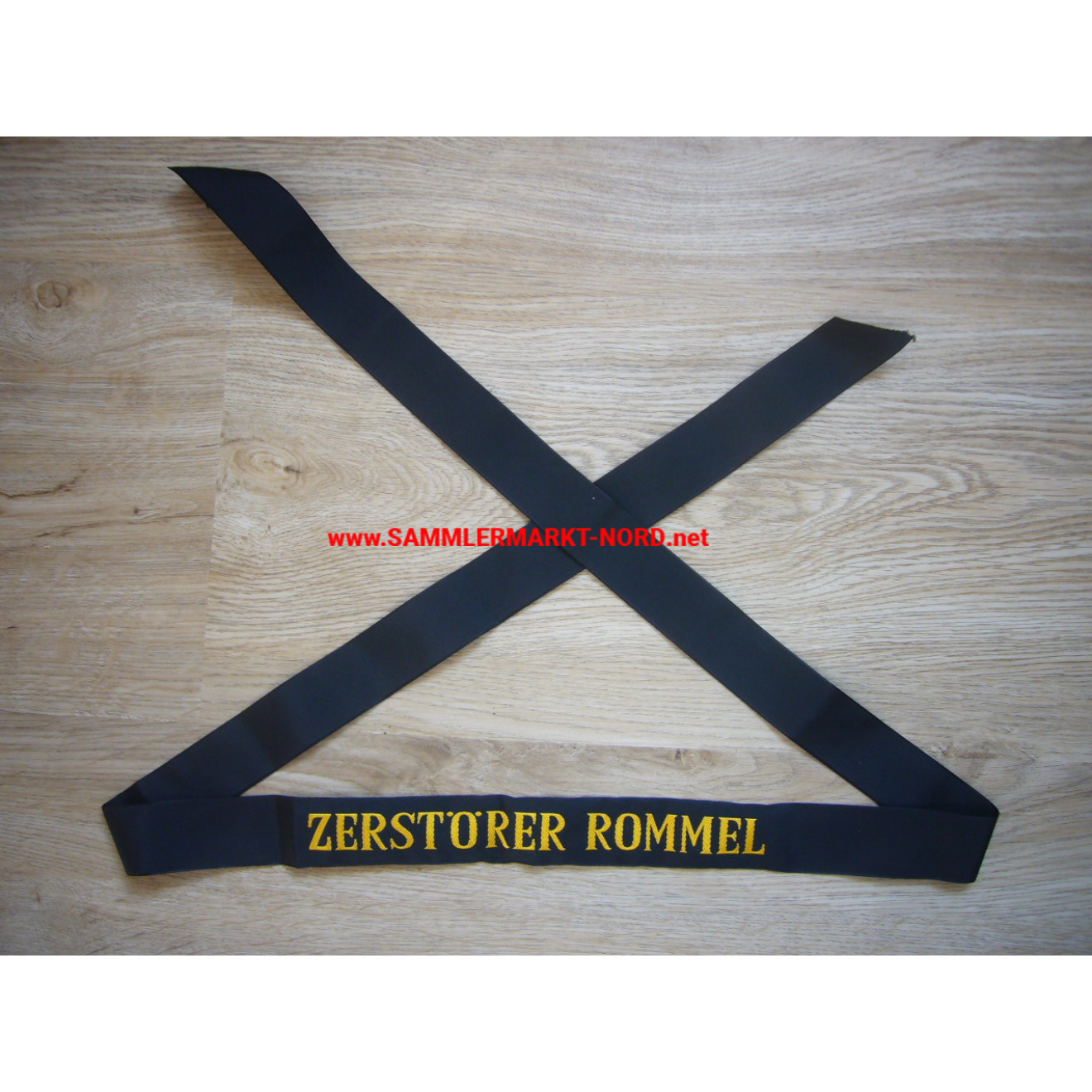 Bundesmarine - Cap title "Destroyer Rommel"