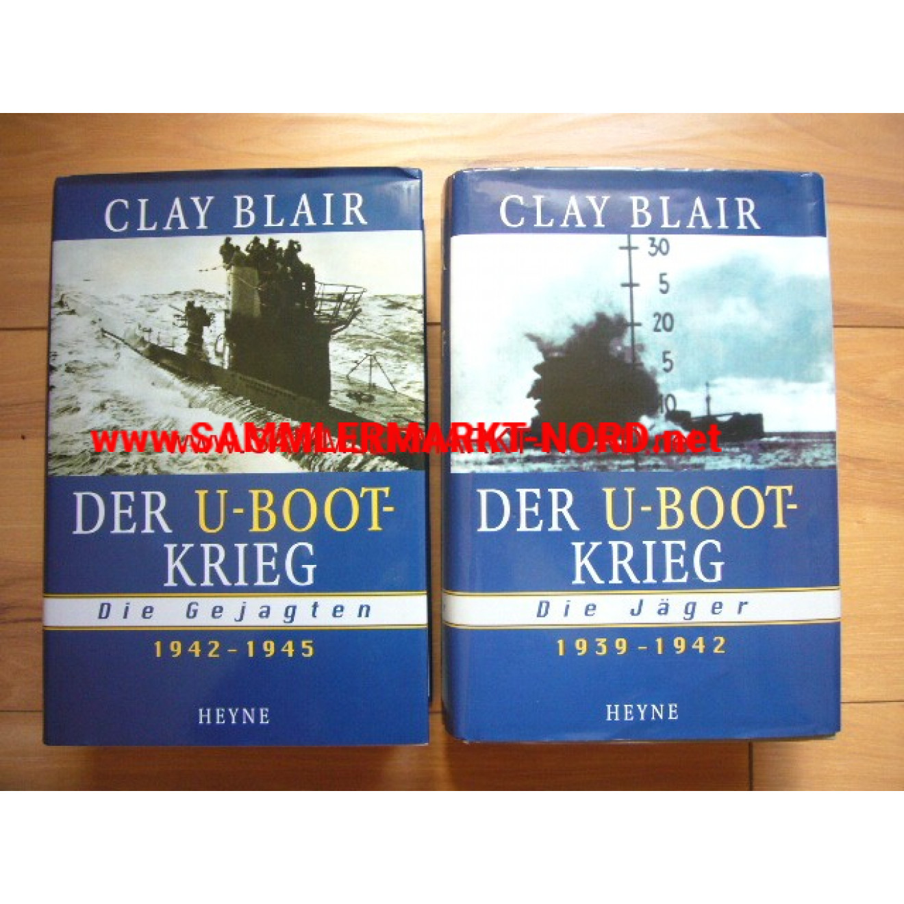 Two volumes of U-BOOT-KRIEG 1942-1945 - "Hunted" & "The Hunter"