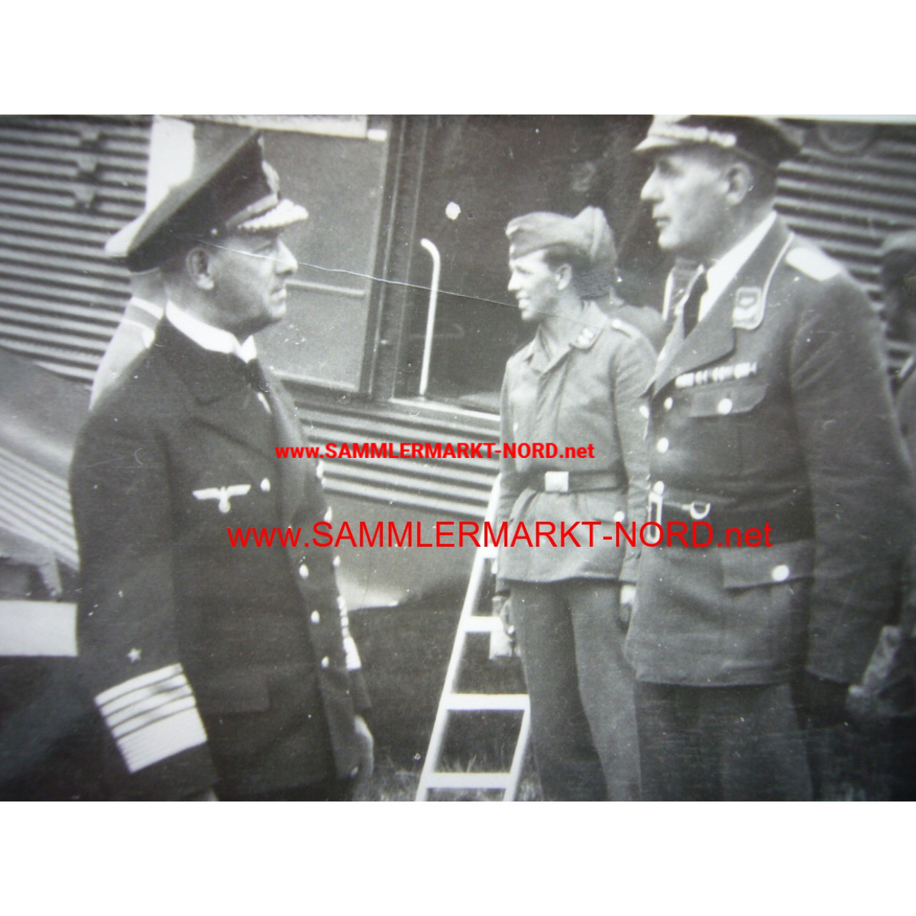 Grand Admiral Erich Raeder and Oberleutnant von Ehrenfeld at the