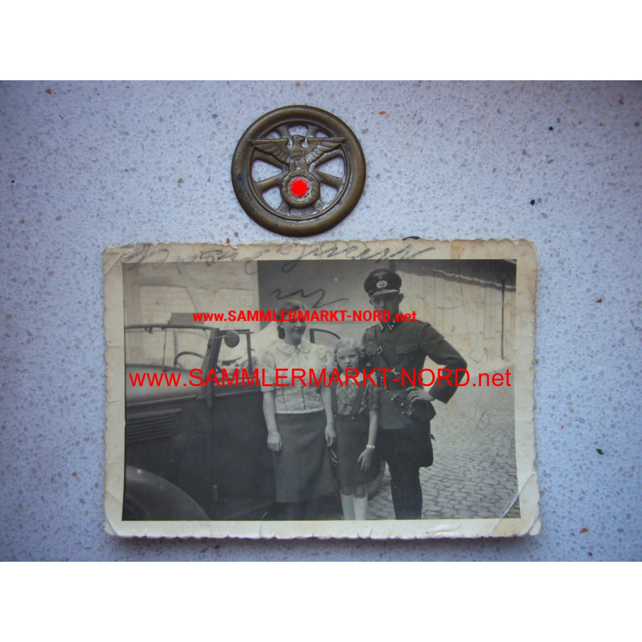 NSKK - motor vehicle arm badge and owner photo