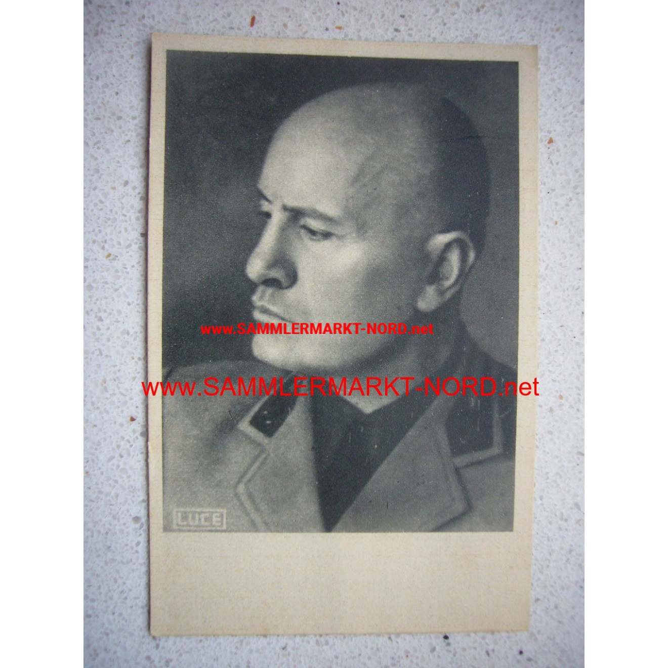 Der Duce (Mussolini / Italien) - Postkarte