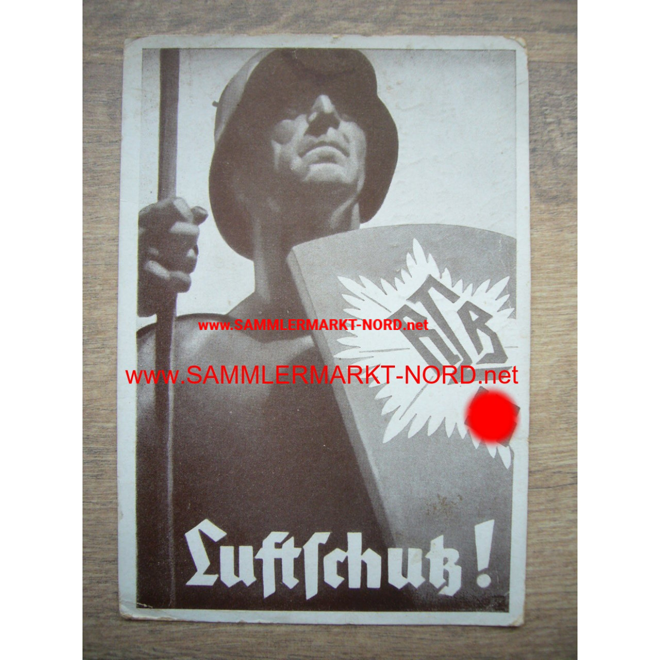RLB Reichsluftschutzbund - Luftschutz Postkarte