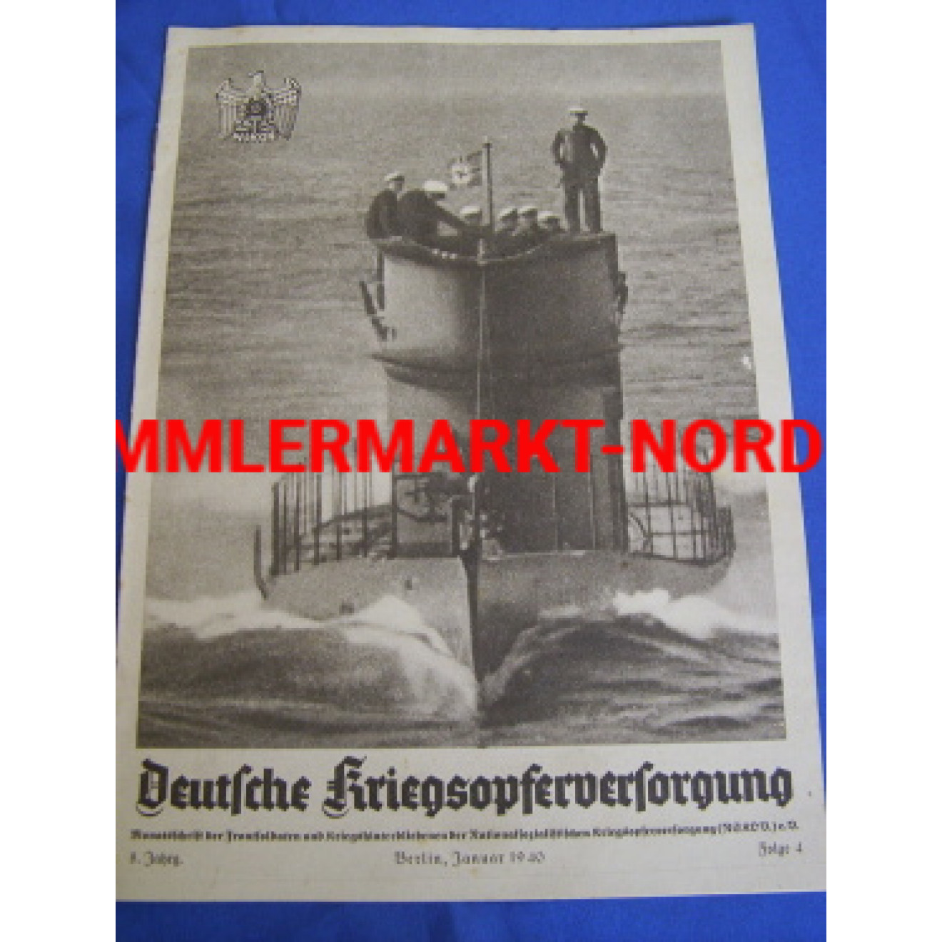 NSKOV Deutsche Kriegsopferversorgung, Jan. 1940