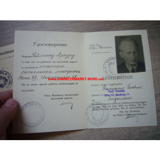 Austria - various ID cards for a graduate engineer - 1945