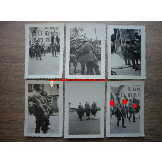 6 x Foto Freudenstadt (Schwarzwald) - Aufmarsch der NSDAP