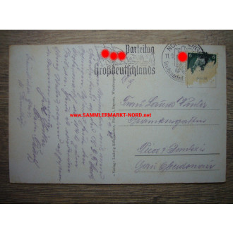 Nürnberg - Kraft durch Freude Stadt 1938 - Postkarte
