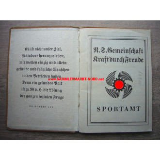 Die Deutsche Arbeitsfront (DAF) - Jahres-Sportkarte