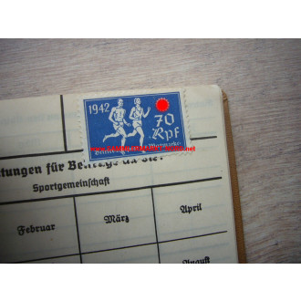 Die Deutsche Arbeitsfront (DAF) - Jahres-Sportkarte