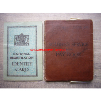 Großbritannien - Soldbuch & Personalausweis 1949/51