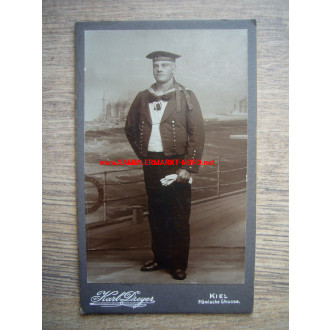 Cabinet photo - Imperial Navy - Sailor of S.M.S. Grille