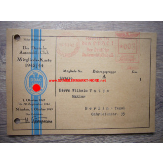 DDAC The German Automobile Club - Membership Card & Documents