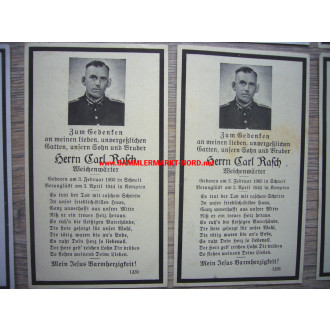 Konvolut death pictures - German State Railroad - switchmen 1944