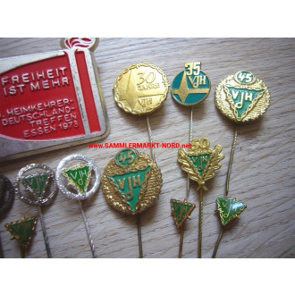 VdH Association of Returnees, Prisoners of War and Missing Persons of Germany - Badges Convolut