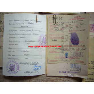 Document / identity card collection of a ethnic German Romanians