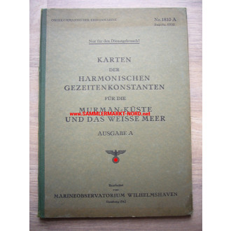 Kriegsmarine - Karten der Harmonischen Gezeitenkonstanten für die Murman-Küste und das Weisse Meer - Ausgabe A