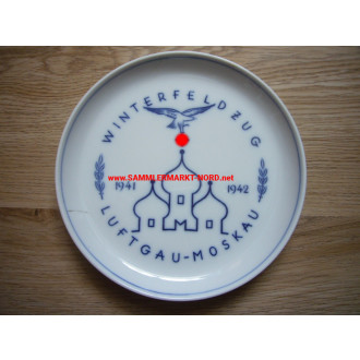 Meissen Plate - Winter Campaign 1941/42 - Moscow Air Gau