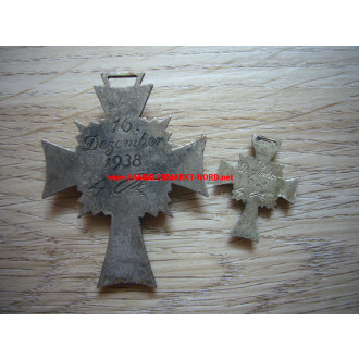 Cross of Honour of the German Mother in Silver + Miniature