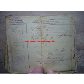 Military passport - Lüben (Silesia) - Dragoon Regiment von Bredow (1st Silesian) No. 4