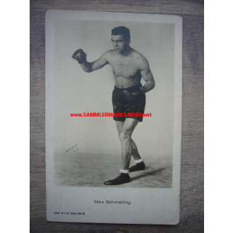 Schwergewicht Boxweltmeister MAX SCHMELING - Autograph vor 1945