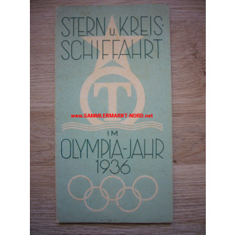 Berlin - Star and Circle Shipping in the Olympic Year 1936 - Brochure