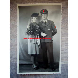 SS-Sturmscharführer des SD - Hochzeitsfoto