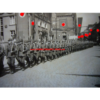 9 x photo SA / RAD / SS parade - probably Northeim