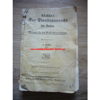 Reibert - Service instruction in the army - Edition for the intelligence soldier