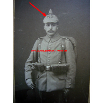 Kabinettfoto - Infanterist des Infanterie-Regiment „Herzog von Holstein“ (Holsteinisches) Nr. 85