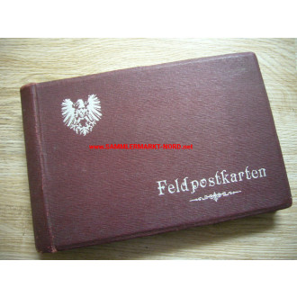 Feldpostkarten - Patriotisches Album mit Hohenzollernwappen